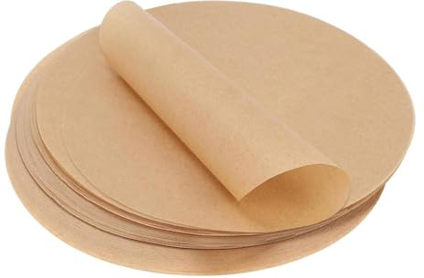 Lot de 200 plaques de cuisson rondes (30 cm de diamètre), papier sulfurisé antiadhésif, papier de cuisson rond, résistant à la chaleur, convient pour les plaques de cuisson, les barbecues, les pizzas