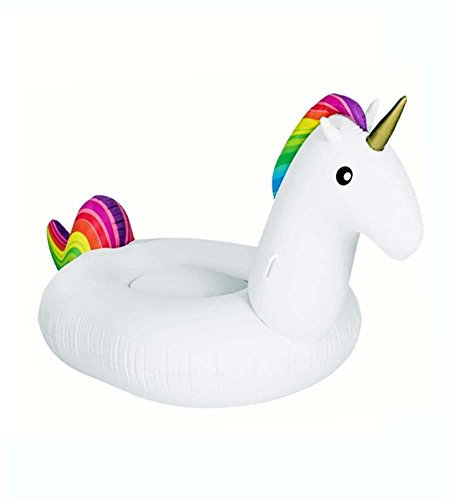 kamiustore Unicorno Gonfiabile per Mare o Piscina Dimensioni 150 cm