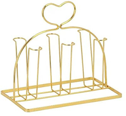 Wine Glass Holder, 1Pc Cup Holder Cups Organizer Delicate Cup Shelf Wine Glass Holder Upside-Down Goblet Storage Rack (Without The Tray)