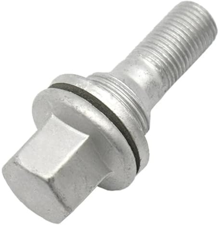 Rufutle Boulon De Roue pour Peugeot 206/207/208/308/407/3008, pour Citroën C2/C3/C4/C5/C6 Berlingo, Boulons de Roue M12x1,25 17mm hexagonaux