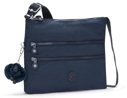 Kipling ALVAR Mittelgroße Umhängetasche, Blue Bleu 2 (Blau)