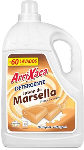 Detergente Líquido para Lavadora Jabón de Marsella 5 Litros - Más de 60 Lavados Garantizados