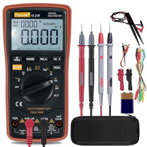 Auto-Range Digital-Multimeter – TRMS, NCV, Temperaturmessung – Ideal für Profis