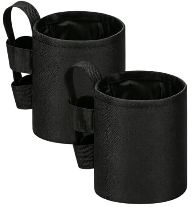 Soporte para Vasos para Silla de Playa,2 Piezas Organizador Portátil de Bebidas | portavasos Silla de Playa - para Exterior, Piscina, Patio, Balcón, Porche, Camping, Pesca, Tumbona