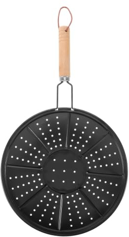 SOLUSTRE Värmediffusorplatta, sjudningsring med flamskydd för gas- och elspis, matvärmare, sjudningsplatta för tortilla, tortillas och mer