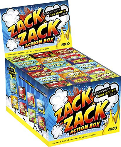 Nico Zack Zack Mega Action Box 108-tlg. Jugend/Kinder Partyspass_AB