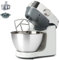 Kenwood KHC29.E0WH Impastatrice Planetaria Prospero+, Ciotola in acciaio da 4,3L, Dotato di 3 utensili di miscelazione, Robot da 1,4L con 3 dischi, Spremiagrumi, 1000watt, Piedini antiscivolo, Bianco