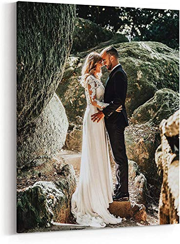 P&L ART. Personalized Custom Canvas Prints: Photo On Canvas Transform Your Photos into Stunning Framed Wall Art Digitally Printed Photo To Canvas Ideal for Home Decor Gifts Keepsakes Framed 18X24