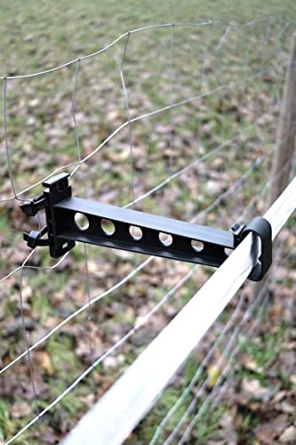 20x Isolator 20cm lang Montage mit Schrauben oder Kabelbindern | für Weidezaun Zaun Elektrozaun Gartenzaun Band Litze Draht Breitband (20x Isolator inkl. je Isolator 2 Kabelbinder 9x450)