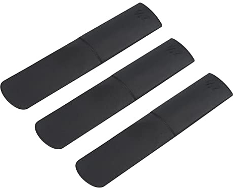 3 Stück Altsaxophonblätter Größe 2,5, Traditionelle Blätter Stärke 2 1/2 für Klarinette, Sopran oder Altsaxophon, 70 X 15 X 3 Mm / 2,76 X 0,59 X 0,12 Zoll