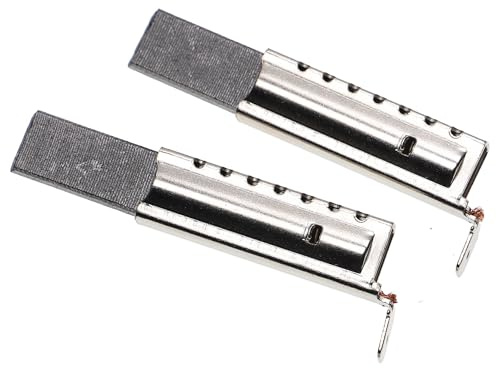 vhbw 2x Kohlebürste 5 x 12,5 x 32 mm kompatibel mit Sanyo 7111181100 Waschmaschine, Trockner