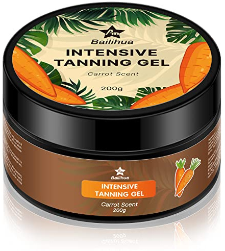 Gel de bronzage Accélérateur Crème de bronzage pour soleil (carotte)