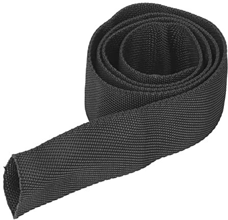 Polyester Protective Hose Sleeve,3.28 Universal Chain Sleeve Cover,Winch Rope Protective Sleeve for 5cm/1.97in Width Cable Line (1M)