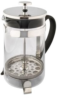HUDSON French Press Coffee and Tea Maker, 9 cups, Silver