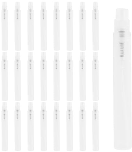25 unidades de 5 ml mini atomizadores de perfume, pulverizador vacío, botella pulverizadora, botellas rellenables para perfume, loción, productos de cuidado personal y viajes, práctico para viajes al