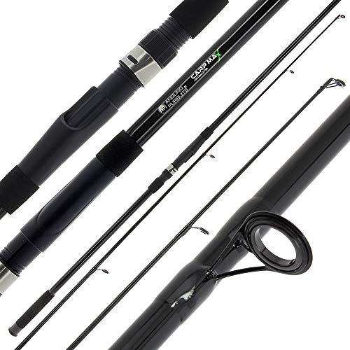 2x NGT Carp Fishing Rod Carp Max - 12ft, 2pc, 2.75lb tc. Fibreglass