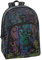 COMIX Zaino Organizzato Reflective Squares Special, Nero