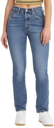 Levi's Women's 501 Original Fit Jeans, (New) Medium Indigo Worn in, 29 Regular