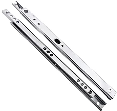 1 Paar Schubladenauszug Schubladenschienen, 17 mm * 342 mm Schubladenführungen, Schubladen Schienensystem mit Teilauszug