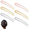 YUXIANLB 6 Forcine Per Capelli Francesi A Forma Di U Da Donna In Metallo Chignon Lungo 2 Rebbi Fermagli Per Capelli Francesi Per Donne E Ragazze Accessori Per Capelli Spessi Oro Rosa