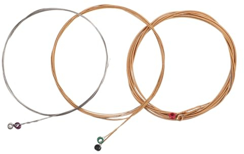 ibasenice 6piezas Cuerdas Para Guitarra Folk Paquete De Cuerdas De Repuesto Para Guitarra Acústica y Clásica Para Principiantes y Uso Conciertos