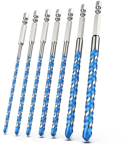 WildShark Masonry Drill Bit Set (5/32-3/8) 10PCS