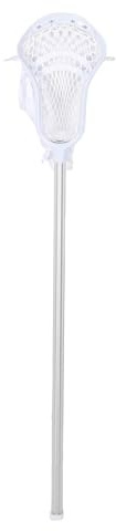 76 cm Lacrosse-pinne luftfartsaluminium män lacrosse-pinne med nätficka och halkfritt handtag, Vitt, ledig