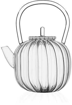 Ichendorf Milano Teiera | Collezione Cha No Yu | 140 cl | Vetro Borosilicato | Fatto a Mano