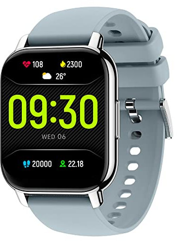 SUPBRO 1,85 Montre Connectée Femme Homme, Montre de Sport, Smartwatch IPX8 Etanchéité, Oxymètre, Podomètre, Cardiofréquence,Calories,24 Modes Sport, Contrôle de Musique, pour Android iOS