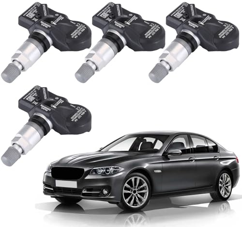 4pcs Reifendrucksensor Kompatibel für BMW 5 Series F10 F11 6 Series F12 7 Series Reifendruckkontrollsystem RDKS Reifendrucksensor TPMS Reifendrucksensor 36106790054 36106856227 6790054 6856227