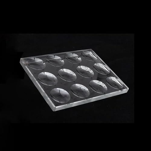 5 Mm Dicke Kreisförmiger Konkaver Hohlraum Biologischer Mikroskop-objektträger Optisches Glas Mehrere Vertiefungen Optional, One Color, 6 Wells