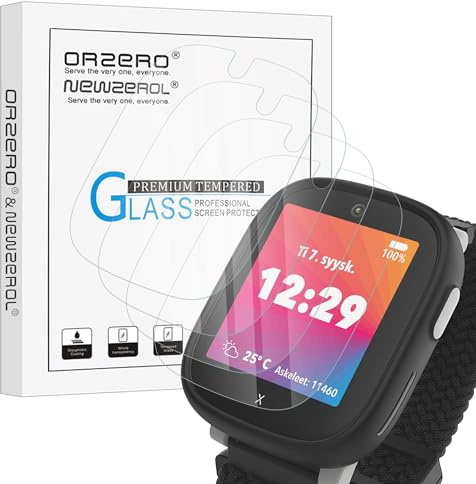 NEWZEROL 4 styck Skärmskydd Kompatibelt för Xplora X6 Play 2025 (Gen 2), [Anti-krasch][Hög upplösning] [Blåsfritt] Flexibelt PET-skydd, Xplora X6 Play 2025 (Gen 2) Skydd - Transparent