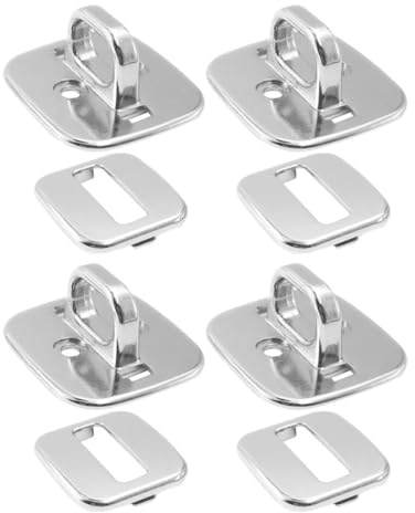 GARIOUANS Base di Ancoraggio di Sicurezza per Laptop Design Stabile in Lega di Zinco, Compatibilità, Set da 4 Pezzi per Studio e Viaggio