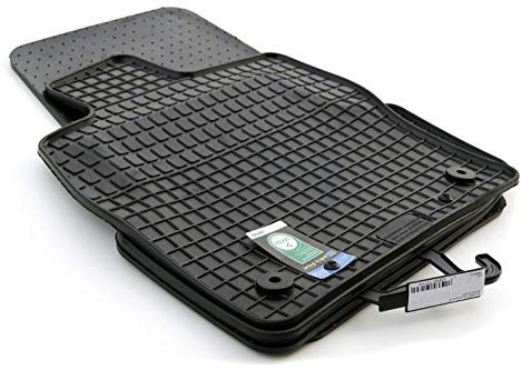 kh Teile Gummimatten passend für Cupra Formentor - Premium Gummi Fußmatten Allwetter Geruchsneutral 4-teilig Komplett-Set Schwarz