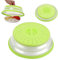 Hillylolly Mikrowellen Abdeckhaube Faltbar, Faltbare Mikrowellenabdeckung, Mikrowelle Abdeckung Haube, Mikrowellen-Abdeckhaube, Microwave Cover Bpa Free, für Obst Gemüse/Mikrowelle (Grün)
