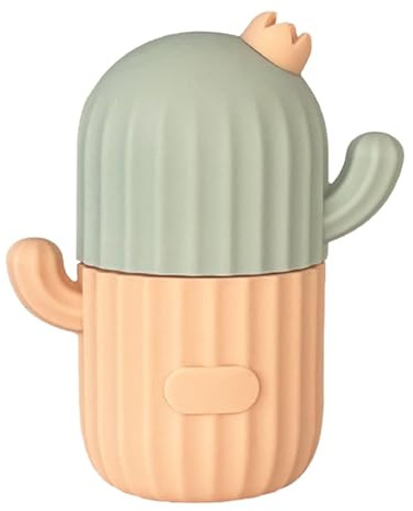 Face Ice Mould, Face Ice Roller Mould - Ice Massage Cold Roller for Skin Care, Cactus Shaped Ice Face Roller Massager for Birthday Bellv