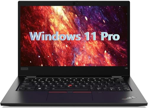 Lenovo Thinkpad L13 Gen 2 Business Laptop, 3,3 Pulgadas, Intel Core i3-1115G4, 4 GB de RAM, SSD de 256 GB, Teclado japonés, Windows 11 Pro (reacondicionado)