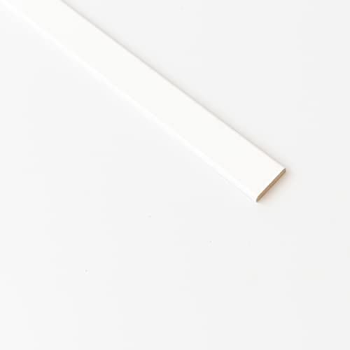 20 PZ Di PIATTINA MDF BIANCA MM.6X30X2400