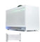 MiniNeo S400 Tragbares 10,8-Liter-Mini-ITX-Computergehäuse, fortschrittliches belüftetes Panel, vordere Typ-C-USB3.0-Anschlüsse, passende Triple-Slot-GPU, kostenloser PCIe 3.0 16X Riser