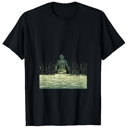 Schnorchel Schnorchel Taucher Seegras Wiese Schnorchel T-Shirt