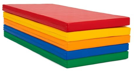 IGLU Soft Play Fallschutzmatte 5 Stück Farbmischung 100x50x5cm (Multicolor)