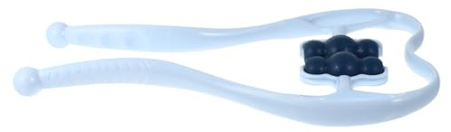 IMIKEYA Manuelles Nackenmassagegerät mit Rollenfunktion Tragbar Ergonomischer Griff Blau Triggerpunkt Massagegerät Zur Schmerzlinderung für Zuhause Büro und Unterwegs