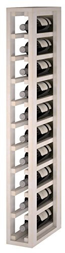 Expovinalia Flaschenregal in Kiefer Kapazität 10 Flaschen, Weiß