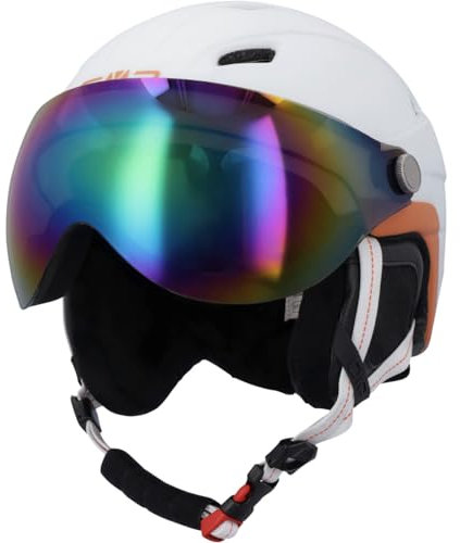 CMP - Wa-2 Skihelm mit Visier, Weiß, XL