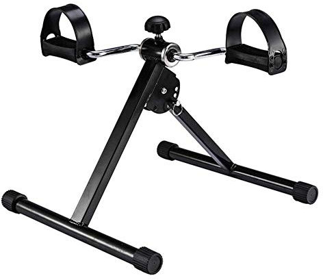 Sywlwxkq Klappbarer Mini-Pedaltrainer, Arm- und Bein-Pedal-Heimtrainer, verstellbare Fitness-Reha-Ausrüstung, für Senioren-Fitness-Fitness-Training