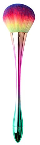Rosixehird Pinceau Anti-poussière pour Ongles, Maquillage Pinceau cosmétique Pinceau à Fard à Joues Outils d'art des Ongles pour Femmes et Filles pour Les spécialistes des Ongles et Les