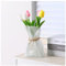 Kaitnax Glass Flower Vases for Bouquet Art Decorative Flower Vase Unique for Wedding, Dinning, Bookshelf, Home Decoration or Gift