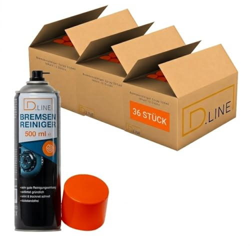 D.LINE Bremsenreiniger 500ml Spraydose (36x 500 ml)