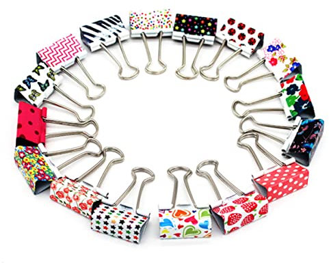 EXCEART 24st Schulsachen Papier Taschenclip Büro