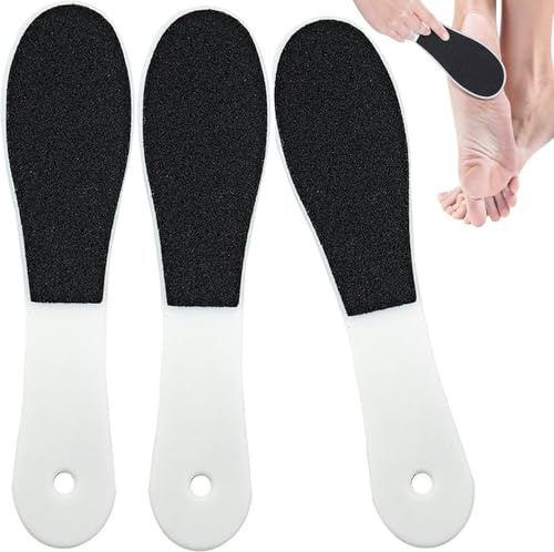 4 Pieces Foot File, Double-Sided Foot Rasp File Dead Skin Remover Foot Scrubber Hard Skin Remover Foot Care for Wet and Dry Cracked Feet
